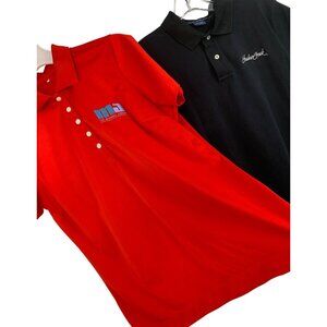 Lot of 2 Womens Golf Polo Largs Tops Nike Jordan Ralph Lauren EUC 8845